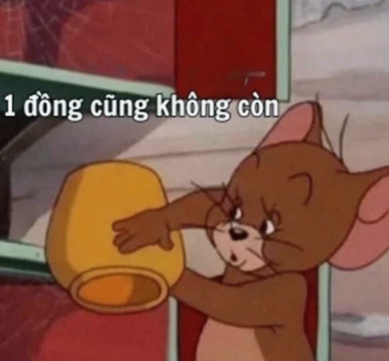 Sự thất vọng khi số dư tài khoản quá ít