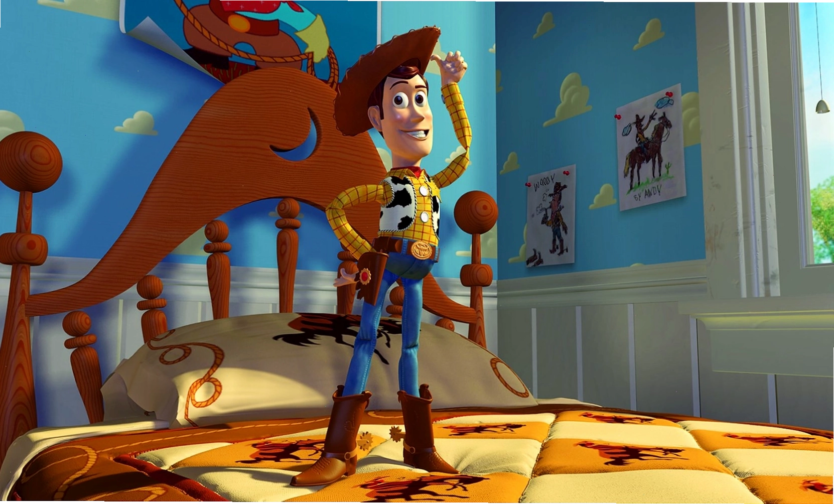 Woody và Buzz Lightyear trong Toy Story