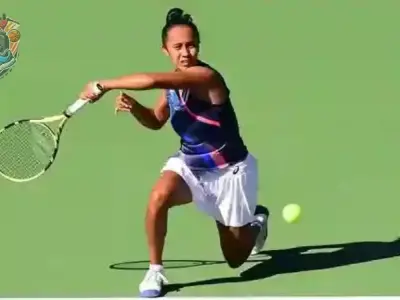 Những hình ảnh gay cấn của trận đấu Billie Jean King Cup
