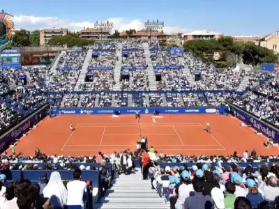 Hình ảnh đẹp như mơ từ các trận đấu ở Madrid Open