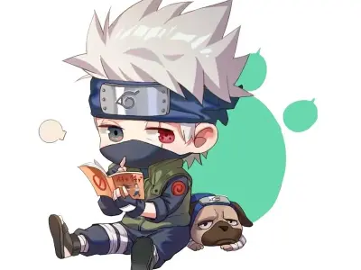 Chibi Kakashi nét đáng yêu của vị nhẫn giả thiên tài làng Lá