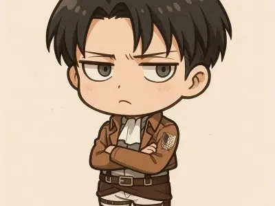 Chibi Levi sự giao thoa giữa khí chất và nét đáng yêu
